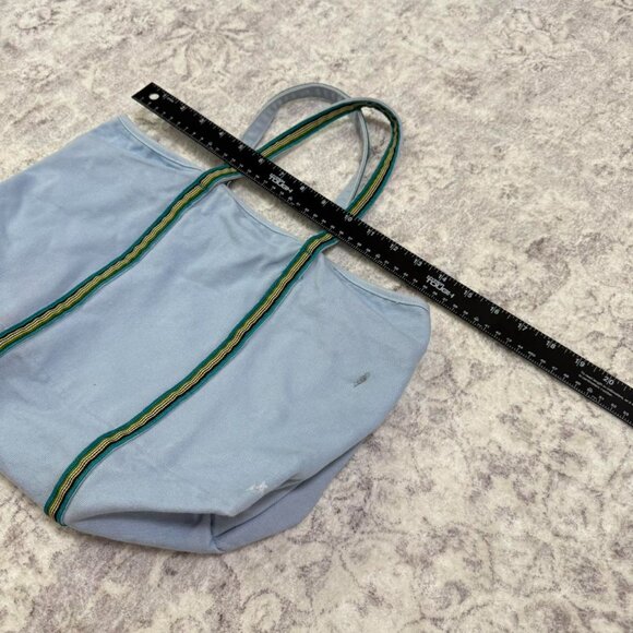 y2k Old Navy tote bag baby blue canvas purse - Picture 5 of 7